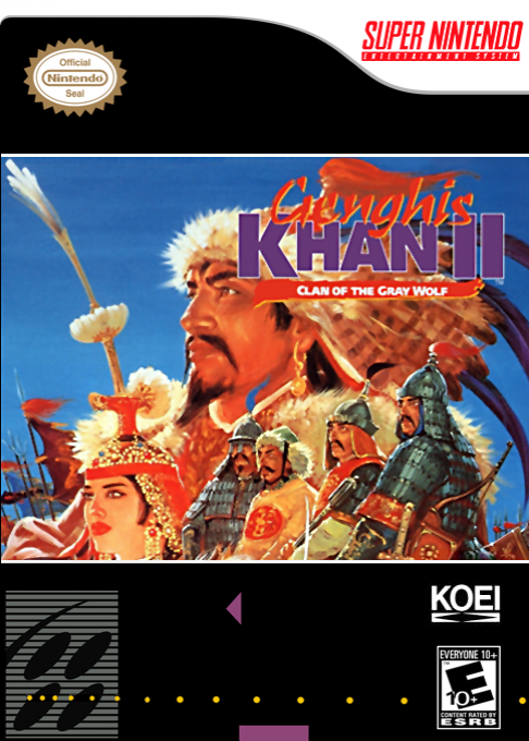Genghis Khan 2 - Clan of the Gray Wolf box art