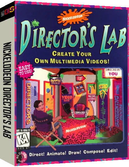 Nickelodeon Director's Lab — box-3D (US)