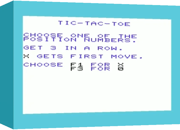 Tic Tac Toe — box-3D (WOR)