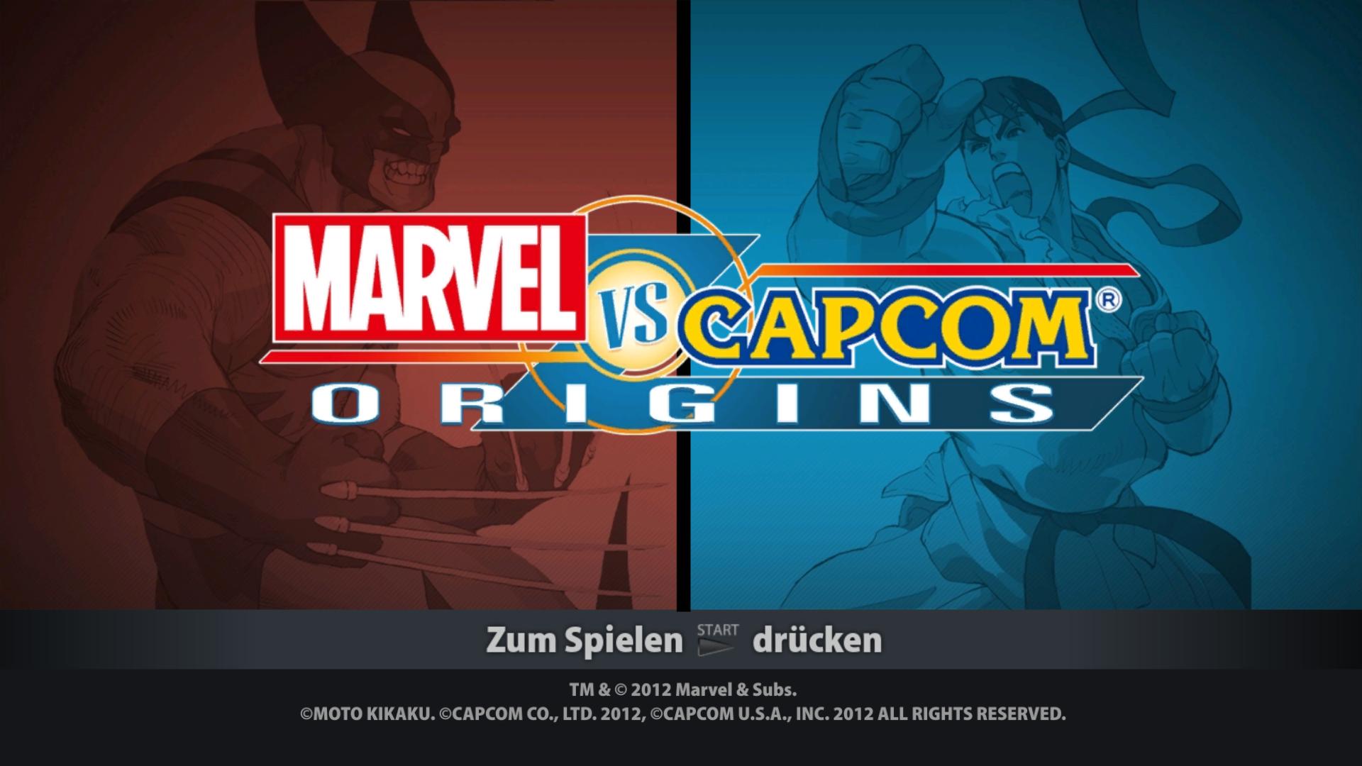 Marvel vs. Capcom - Origins — sstitle (DE)
