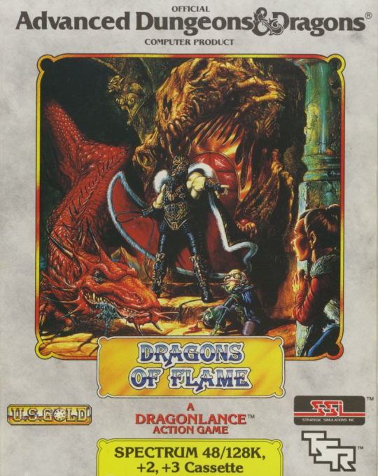 Dragons Of Flame box art