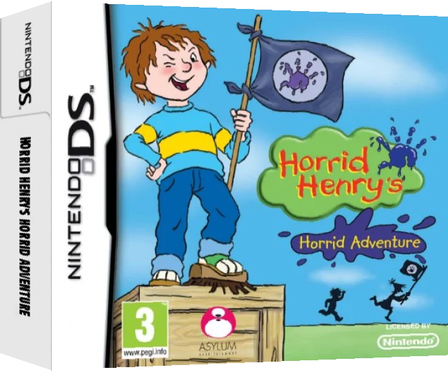 Horrid Henry's Horrid Adventure — box-3D (EU)