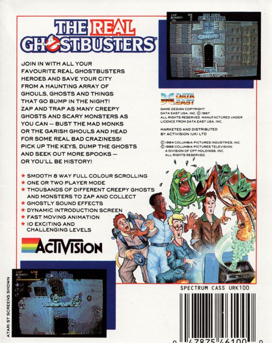 Real Ghostbusters, The — box-2D-back (EU)