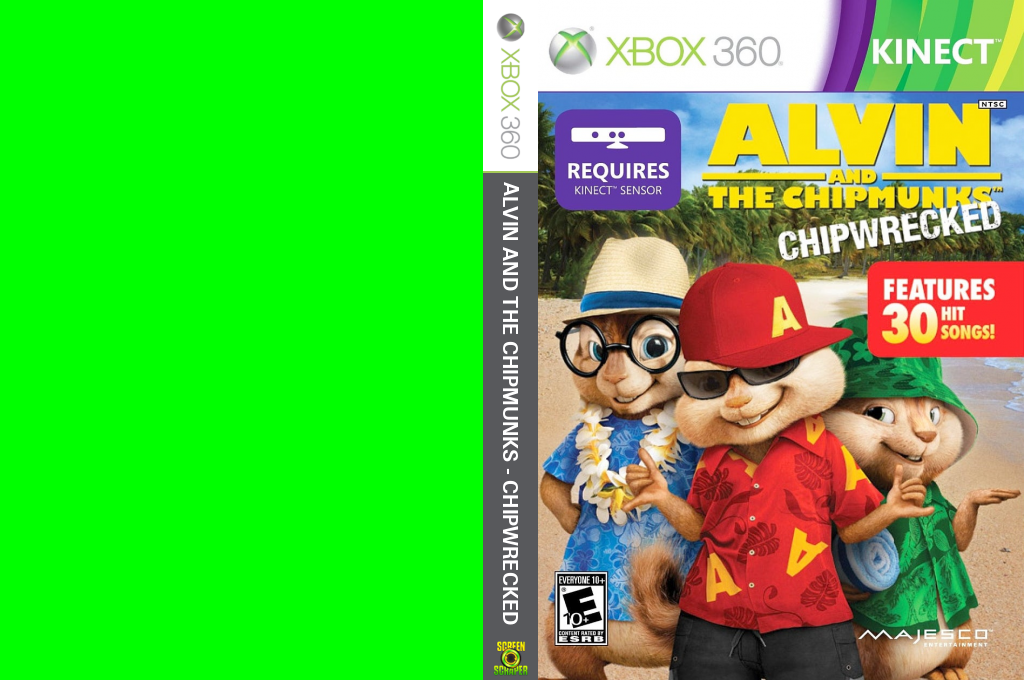 Alvin and the Chipmunks - Chipwrecked — box-texture (US)