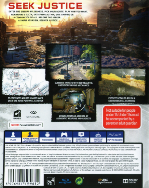 Sniper - Ghost Warrior - Contracts — box-2D-back (AU)
