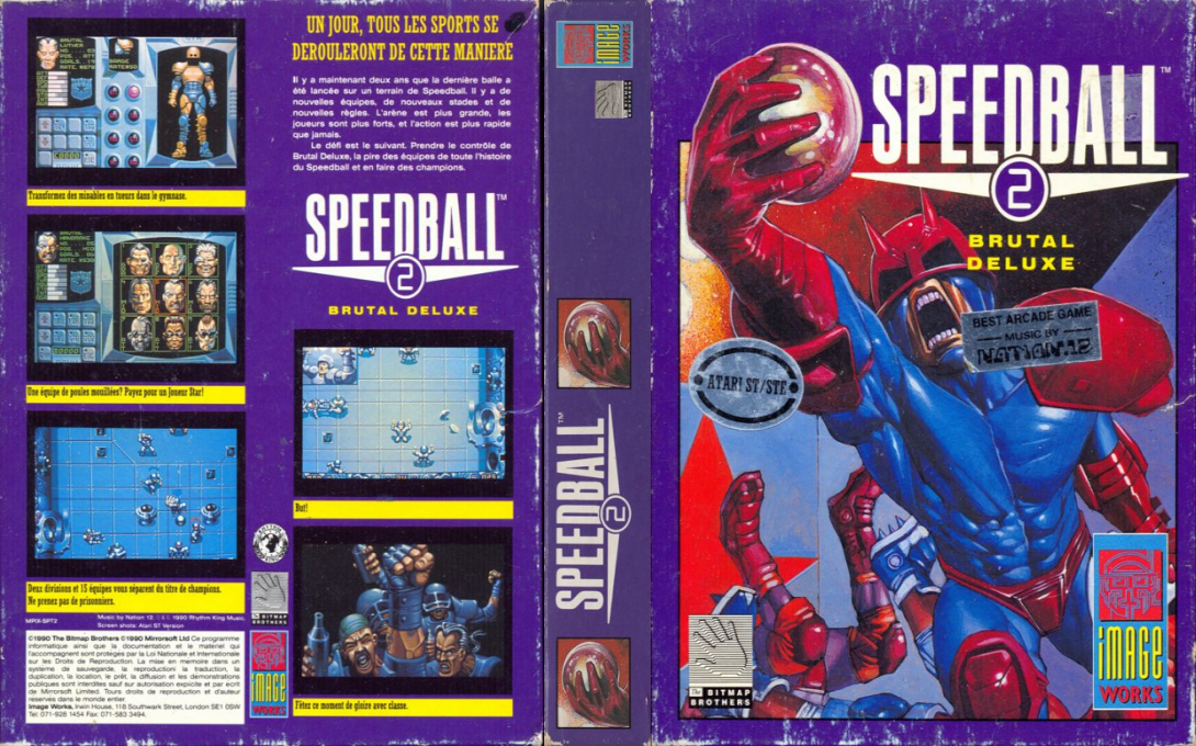 Speedball 2 - Brutal Deluxe — box-texture (FR)