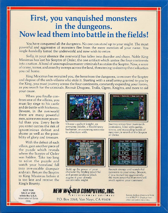 King's Bounty — box-2D-back (US)