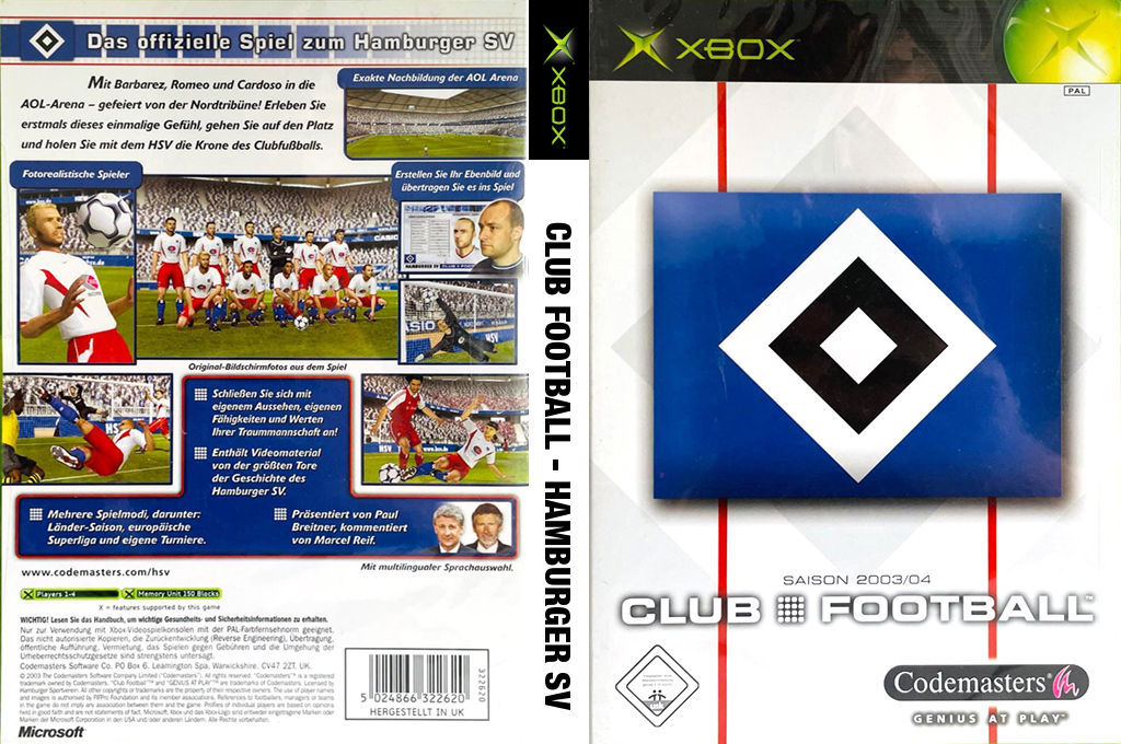 Club Football - Hamburger SV — box-texture (DE)