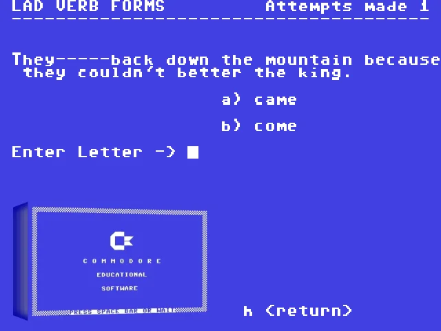 LAD Verb Forms — mixrbv2 (WOR)