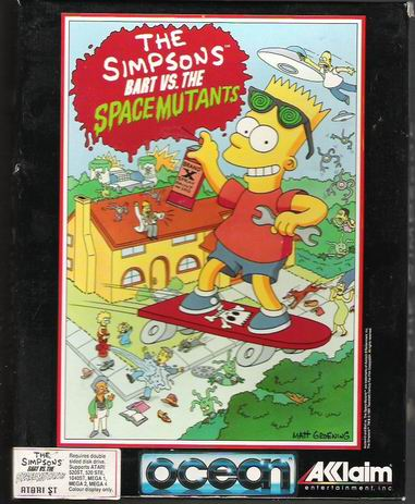 Simpsons, The - Bart Vs. The Space Mutants box art