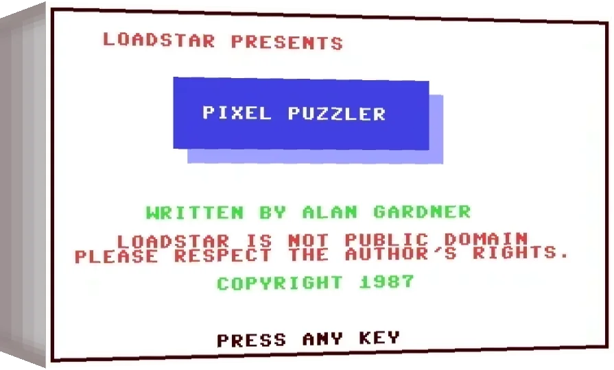 Pixel Puzzler #36 — box-3D (WOR)