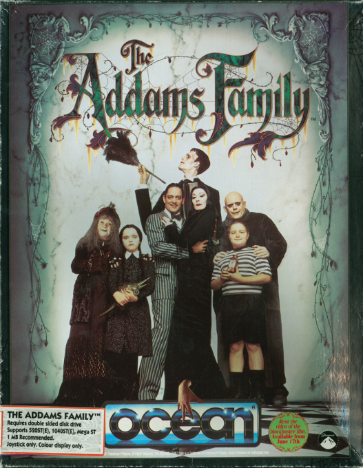 Addams Family, The box art