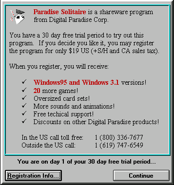 Paradise Solitaire box art