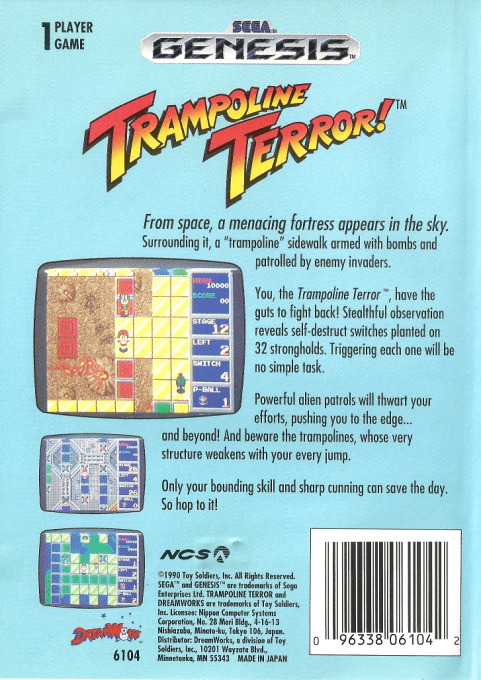 Trampoline Terror — box-2D-back (US)