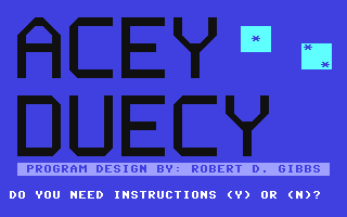 Acey Ducey v.2.0 — sstitle (WOR)