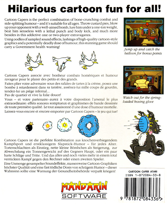 Cartoon Capers — box-2D-back (EU)