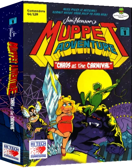 Jim Henson's Muppet Adventure No. 1 - Chaos At The Carnival — box-3D (US)
