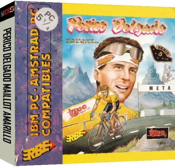 Perico Delgado Maillot Amarillo — box-3D (SP)