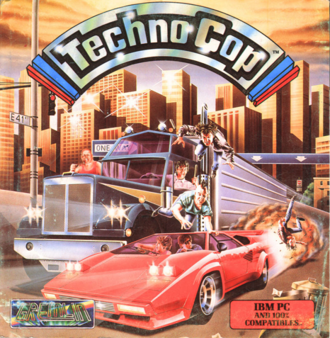 Techno Cop — box-2D (EU)