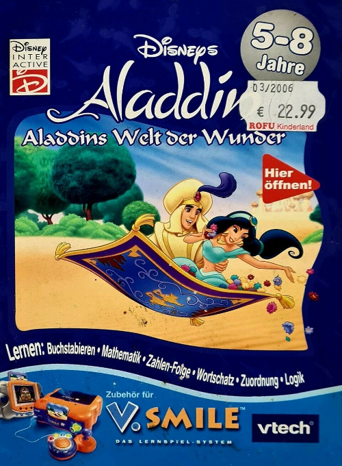 Aladdin - Aladdin's Wonders of the World — box-2D (DE)