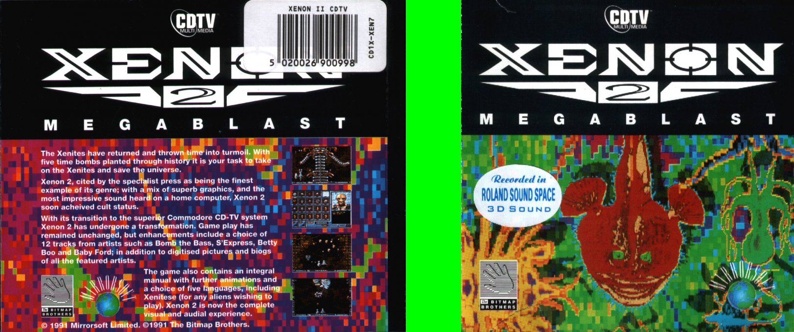 Xenon 2 - Megablast — box-texture (EU)