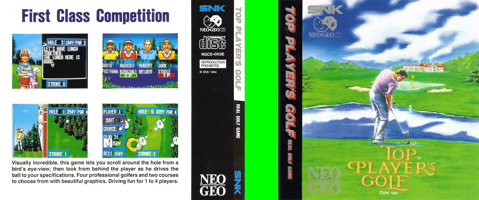 Top Player's Golf — box-texture (WOR)
