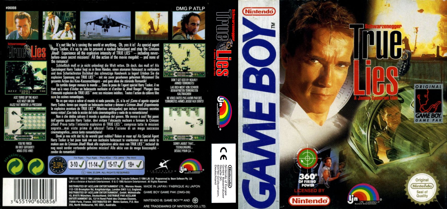 True Lies — box-texture (EU)