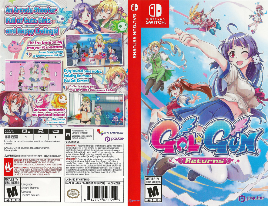 Gal Gun Returns — box-texture (US)