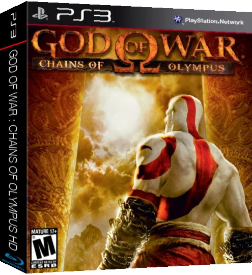 God of War - Chains of Olympus HD — box-3D (US)
