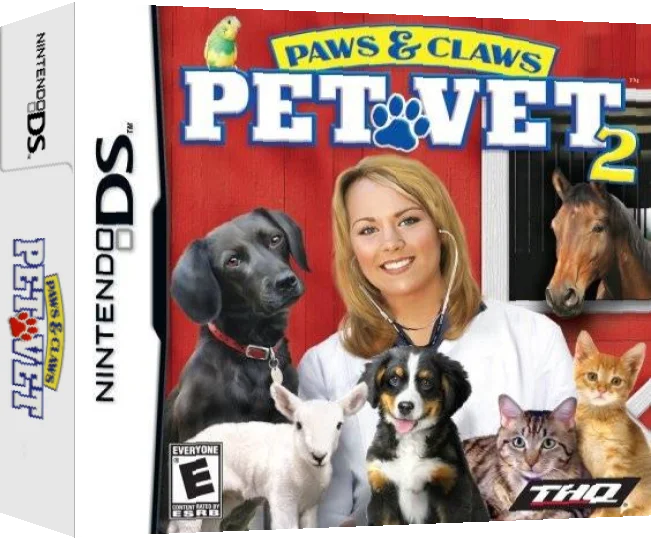 Paws & Claws - Pet Vet 2 — box-3D (US)