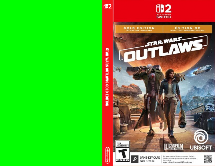 Star Wars Outlaws Gold Edition — box-texture (US)