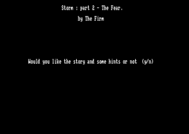 Storm 2 - The Fear — sstitle (EU)