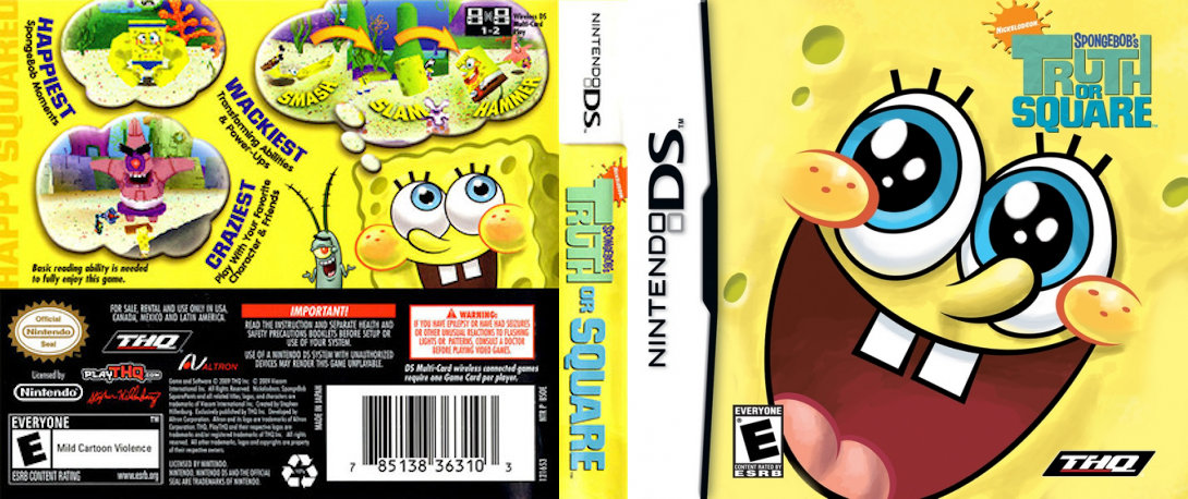 SpongeBob's Truth or Square — box-texture (US)