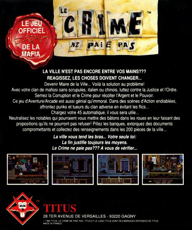 Crime Does Not Pay — box-2D-back (FR)