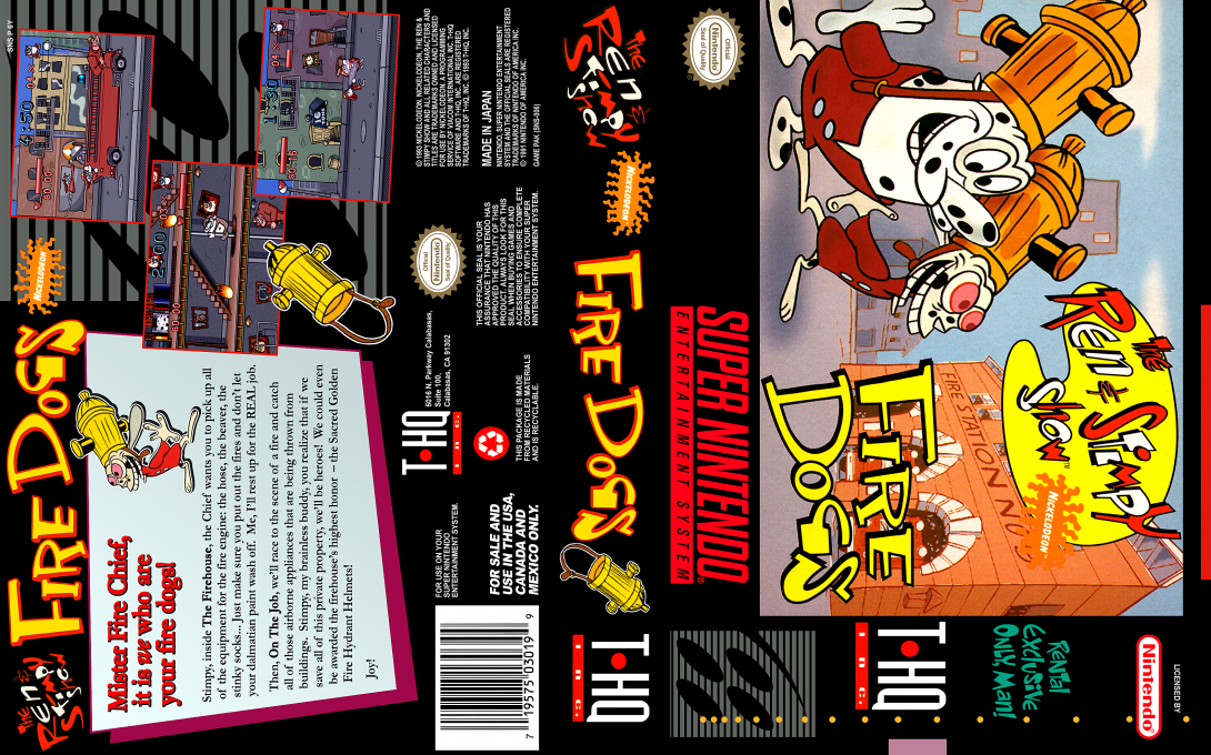 Ren And Stimpy Show - Fire Dogs, The — box-texture (US)