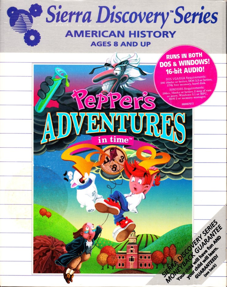 Pepper's Adventures in Time box art