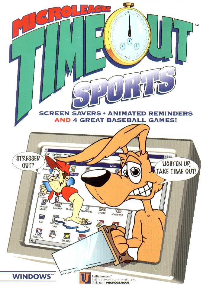 Time Out Sports: Baseball box art