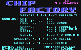 Chip Factory — sstitle (WOR)