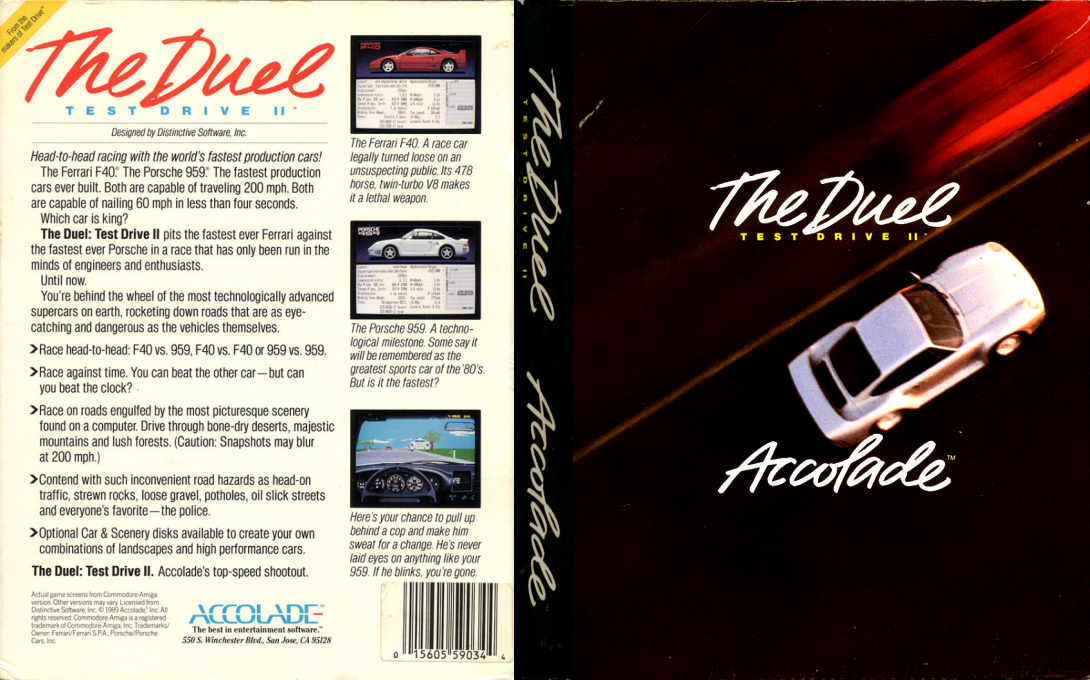 Duel - Test Drive 2, The — box-texture (US)