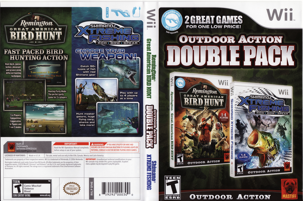 Outdoor Action Double Pack — box-texture (US)