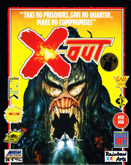X-Out box art