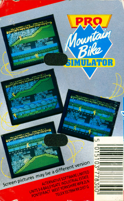 Pro Mountain Bike Simulator — box-2D-back (EU)