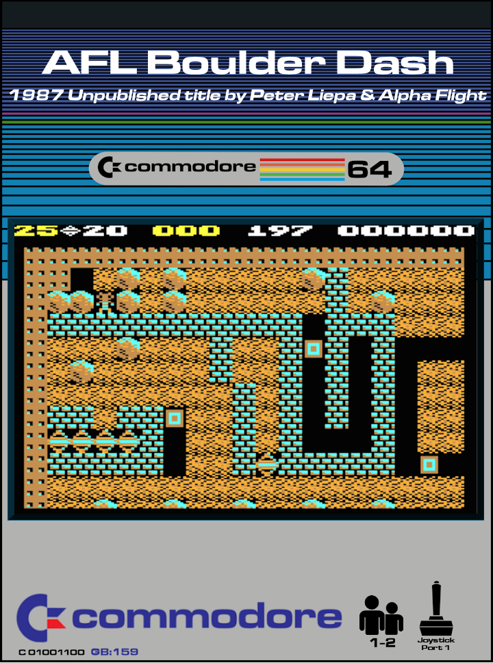 AFL Boulder Dash box art