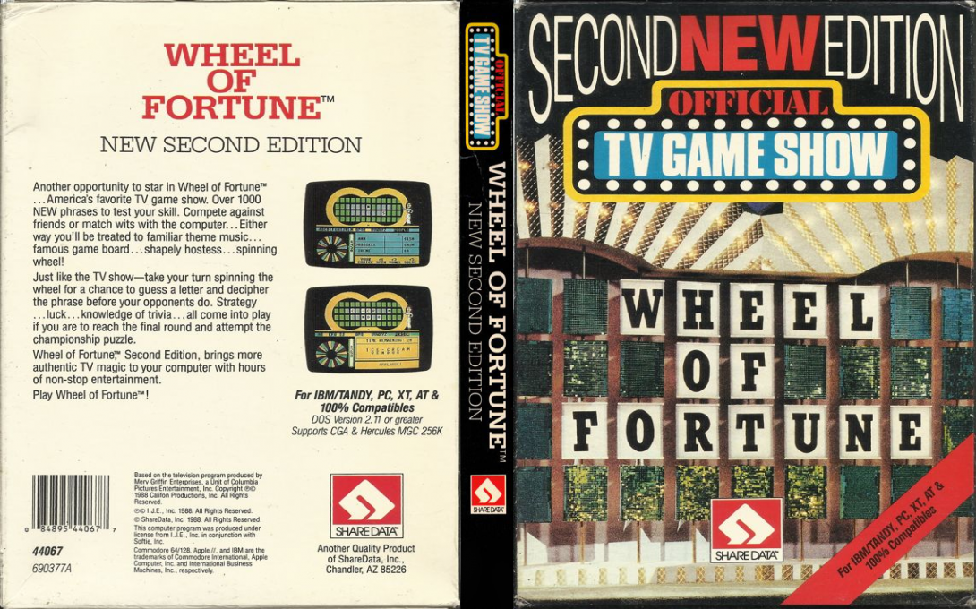 Wheel Of Fortune - New Second Edition — box-texture (US)