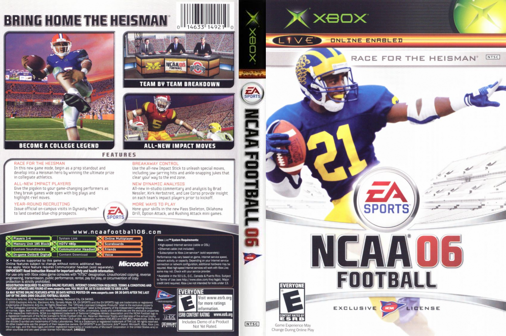 Ncaa Football 06 — box-texture (US)