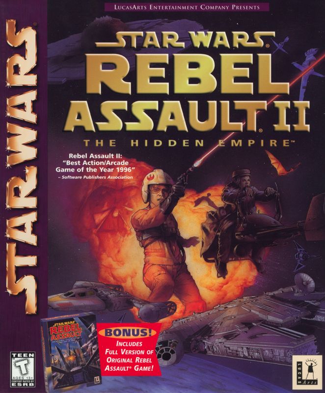 Star Wars: Rebel Assault II: The Hidden Empire box art