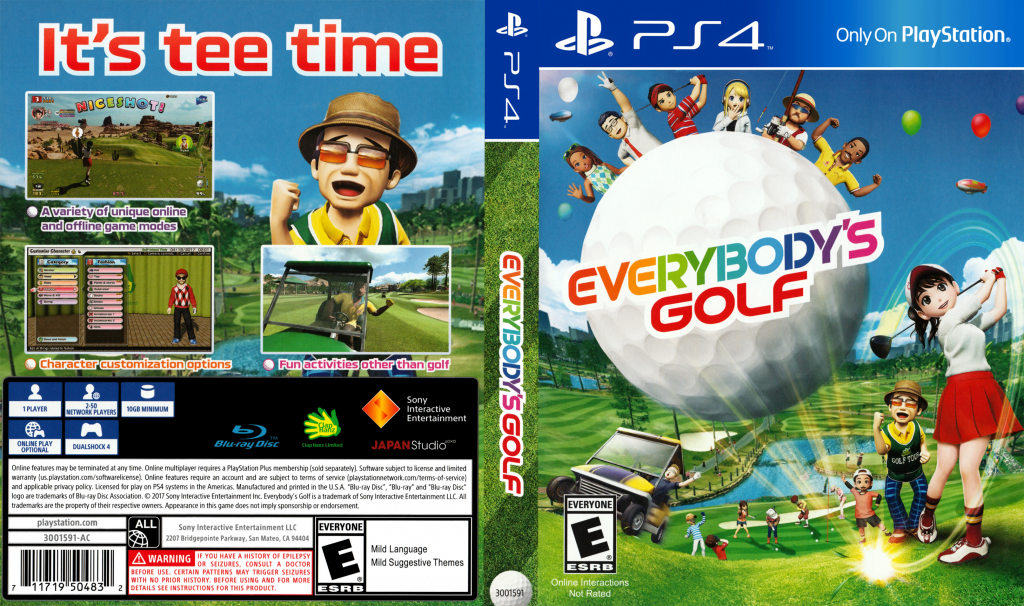 Everybody's Golf — box-texture (US)