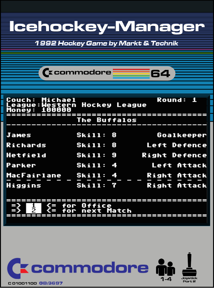 Icehockey-Manager box art