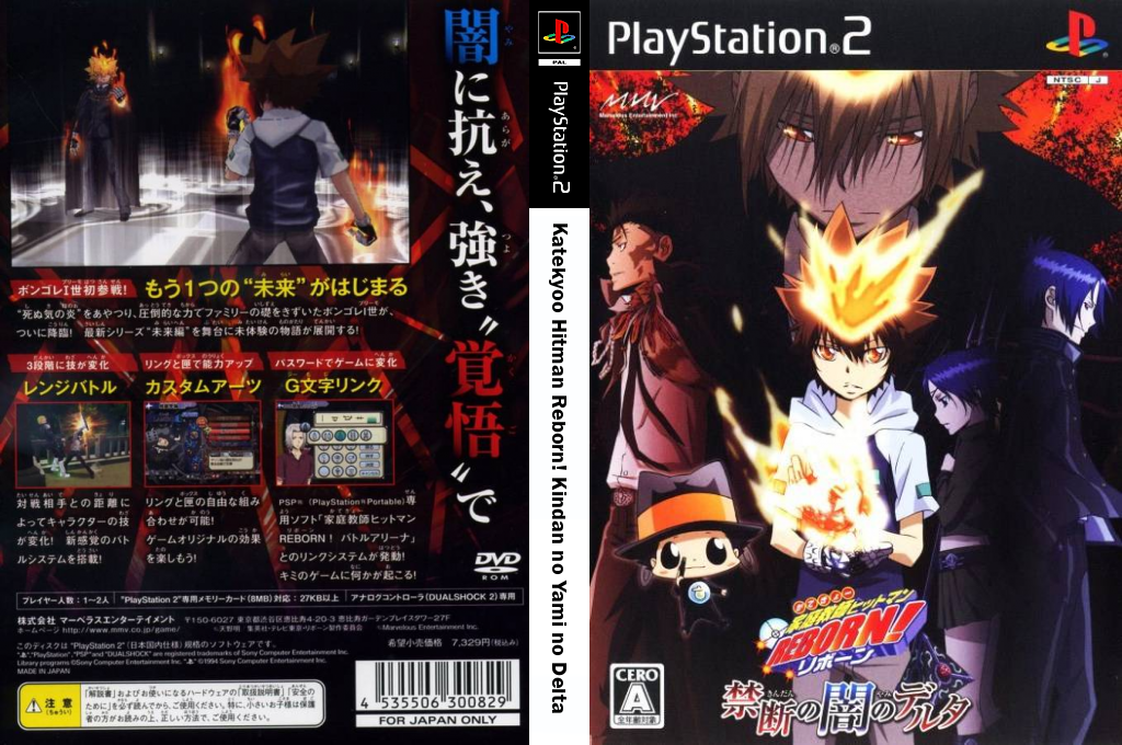 Katekyoo Hitman Reborn! Kindan no Yami no Delta — box-texture (JP)