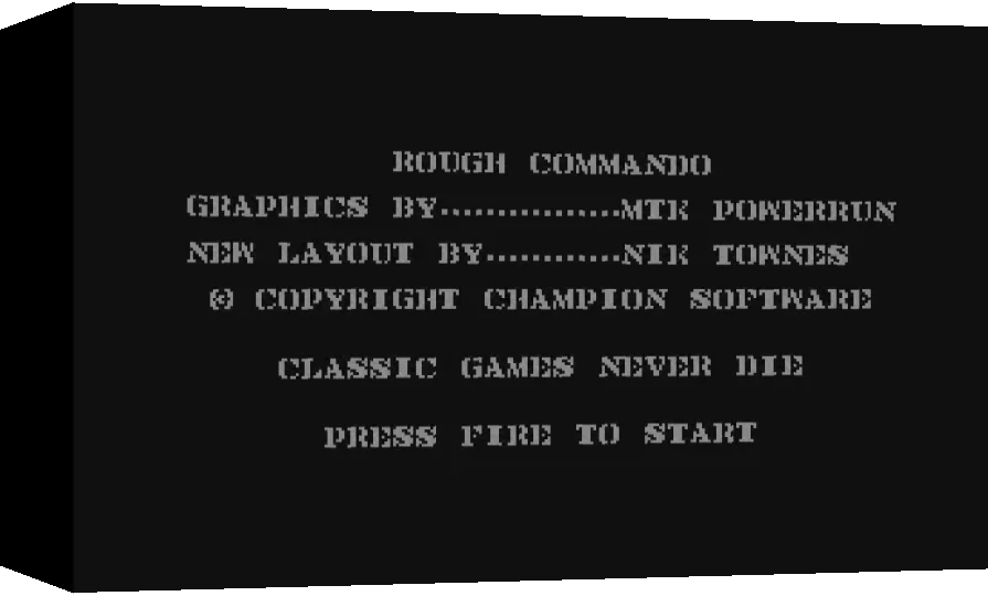 Rough Commando — box-3D (WOR)